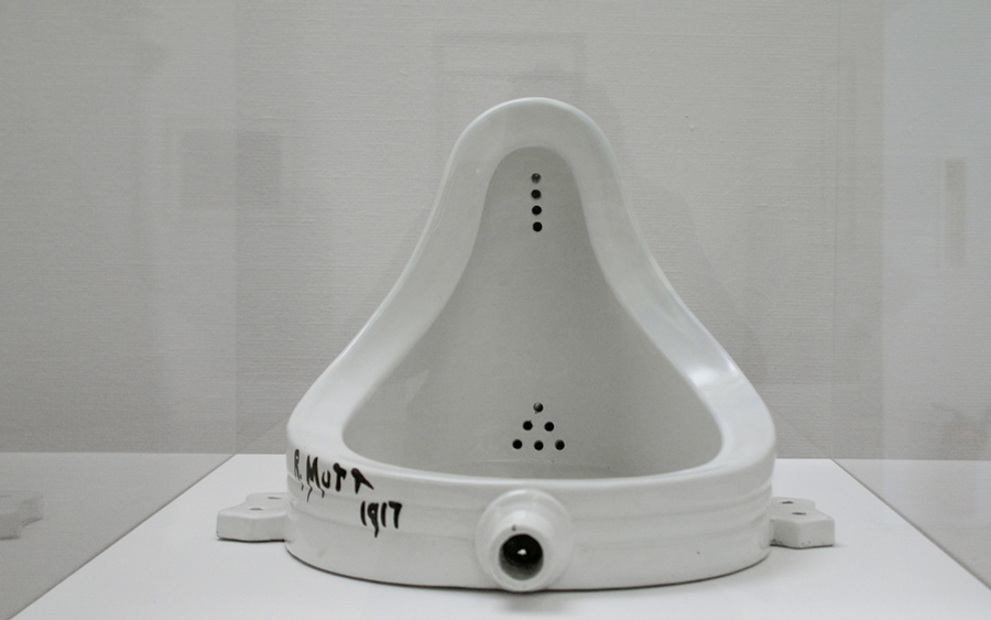 Topstuk Fountain Marcel Duchamp