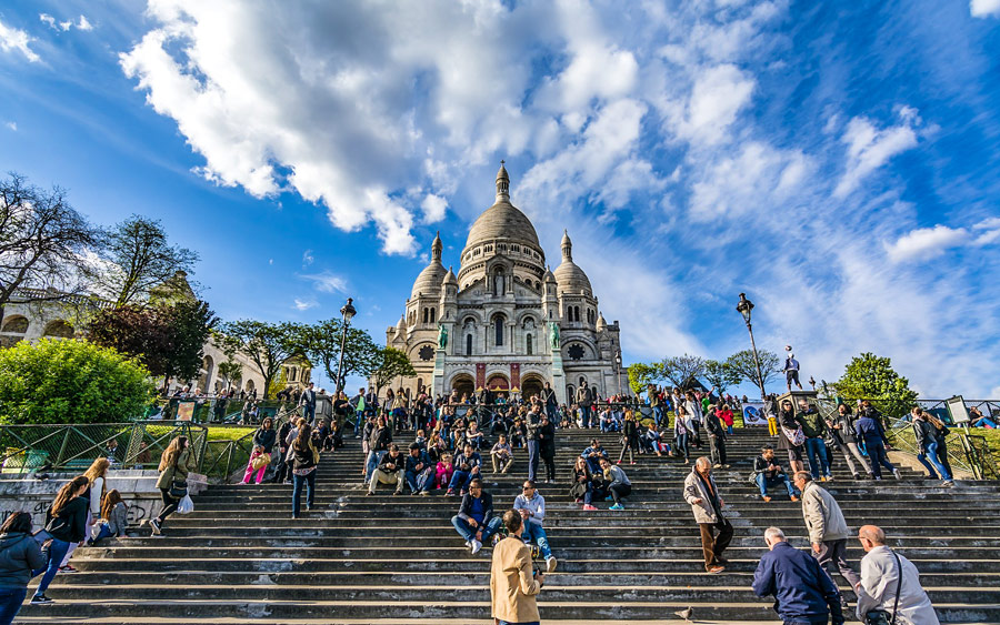 Sacré-Coeur in Parijs Montmartre