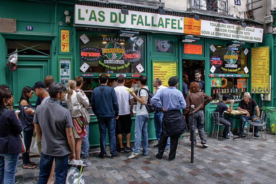 Falafel Marais Parijs