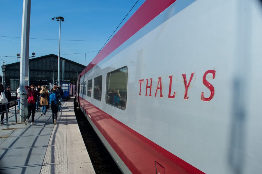 thalys naar parijs met een groep