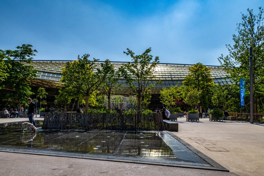 winkelcentrum forum des halles Parijs jardin nelson Mandela