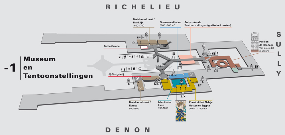 Plattegrond Museum Parijs