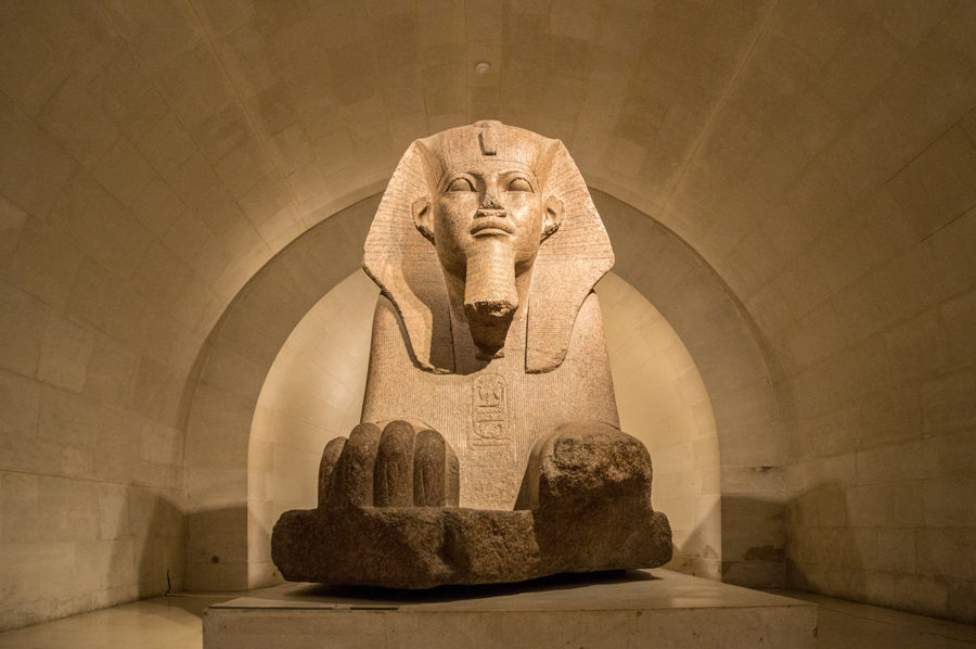 Sphinx of Tamis Louvre Museum Parijs