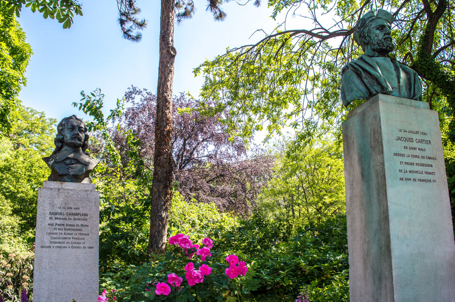 Verborgen tuin Parijs bij de Champs-Elysees