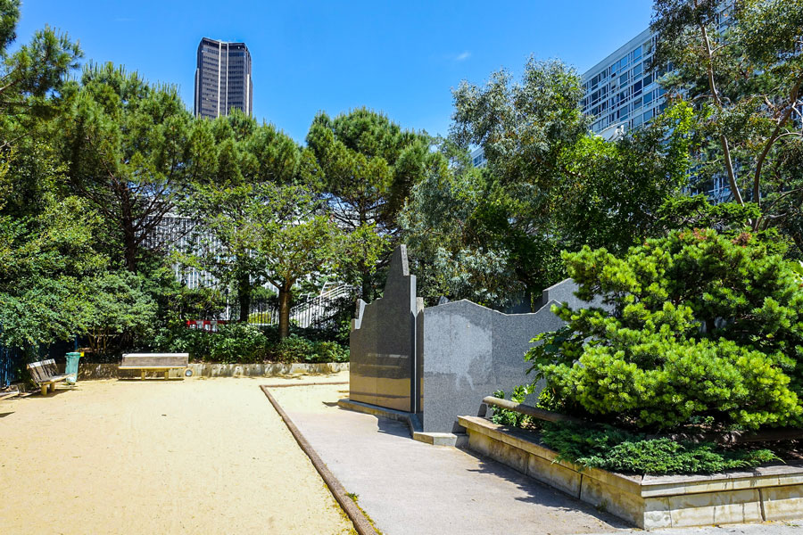 Jardin Atlantique op het dak van het Gare Montparnasse Parijs