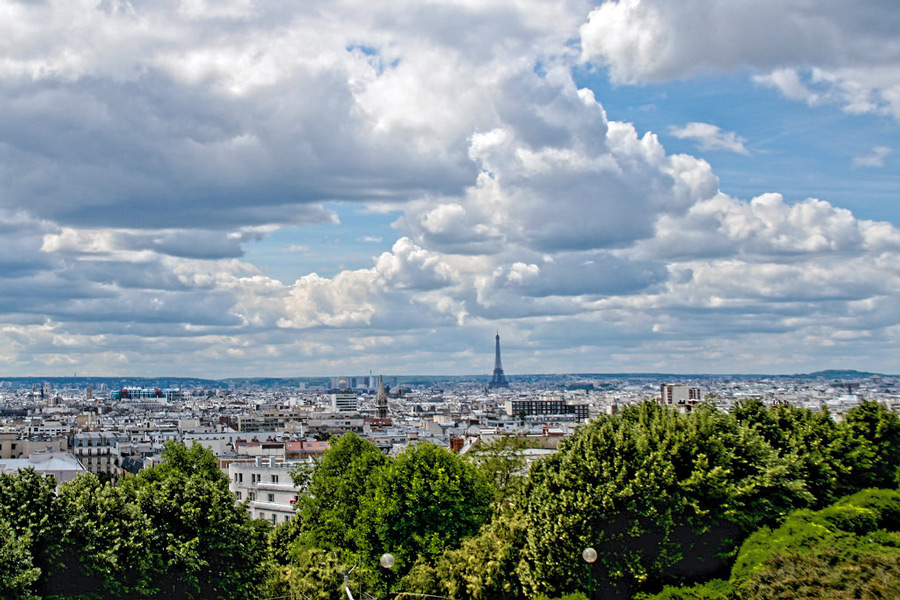 Parc de Belleville Parijs