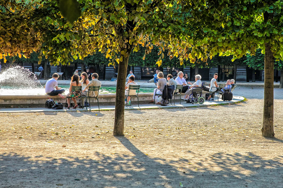 Jardin du Palais Royal 1e arrondissement Parijs