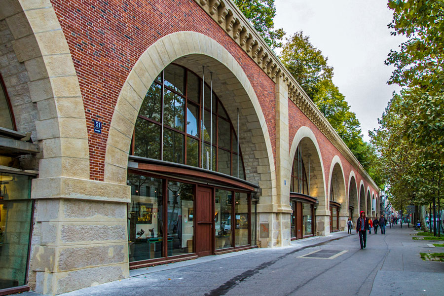 Viaduc des Arts, Promenade plantée, 12e arrondissement Parijs 