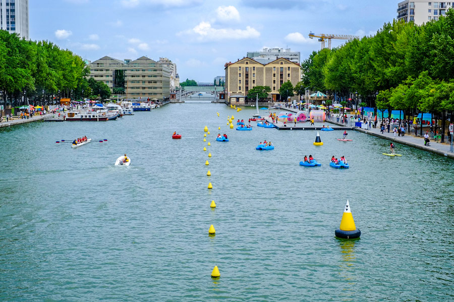 Paris Plages Parijs zomer strand oevers seine zwemmen