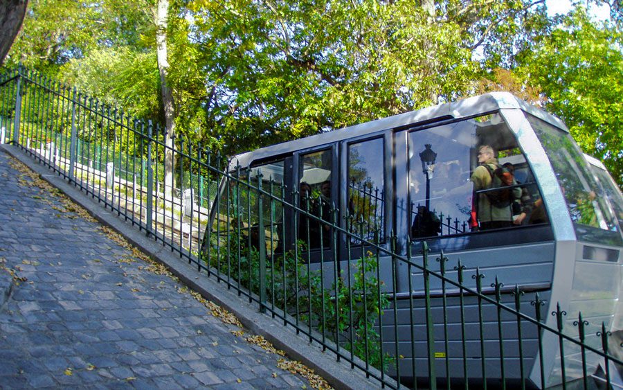 Funiculaire de Montmartre Parijs Sacre Coeur Kabeltrein