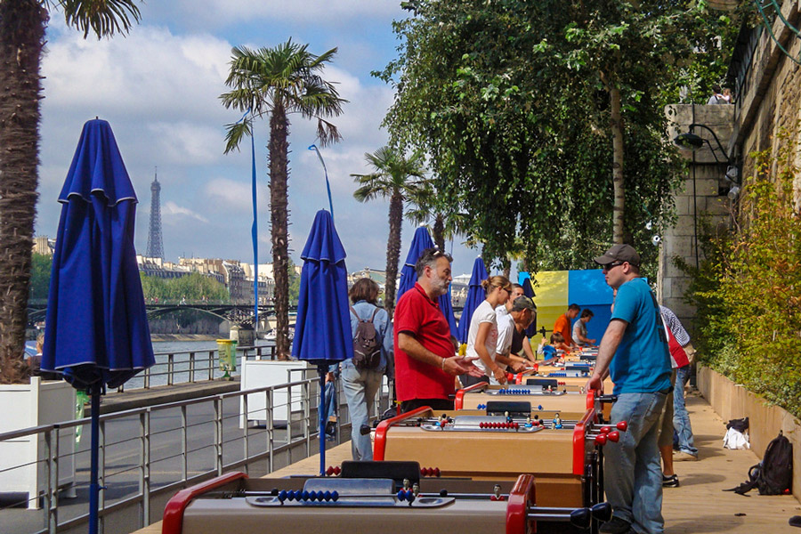 Paris Plages Parijs zomer strand oevers seine zwemmen 