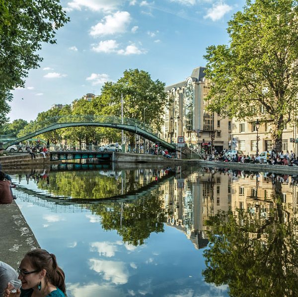 Canal Saint Martin Parijs