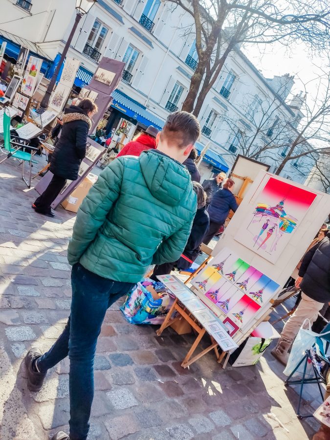 schilderspleintje place du tertre montmartre