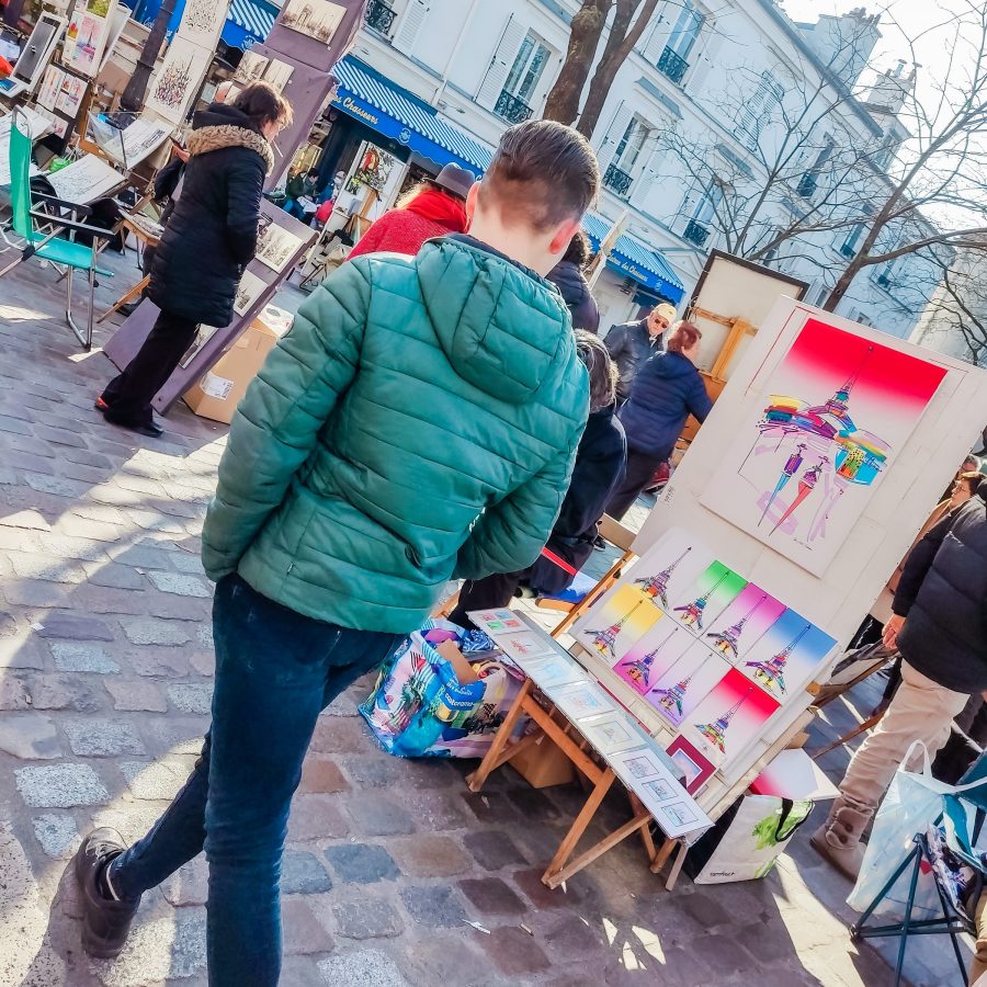 bezienswaardigheden in Parijs schilderspleintje place du tertre