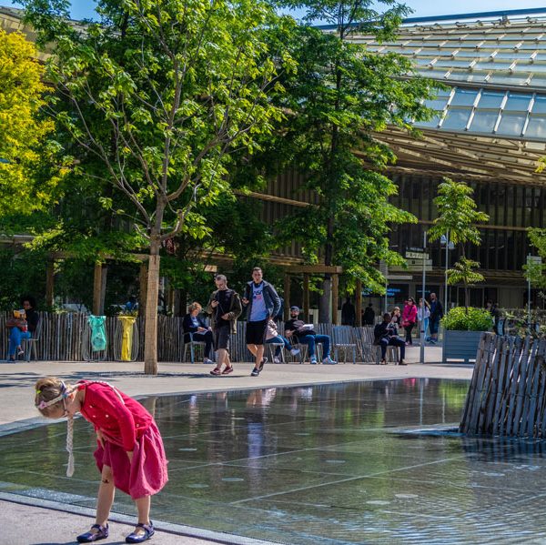 winkelcentrum forum des halles Parijs jardin nelson Mandela