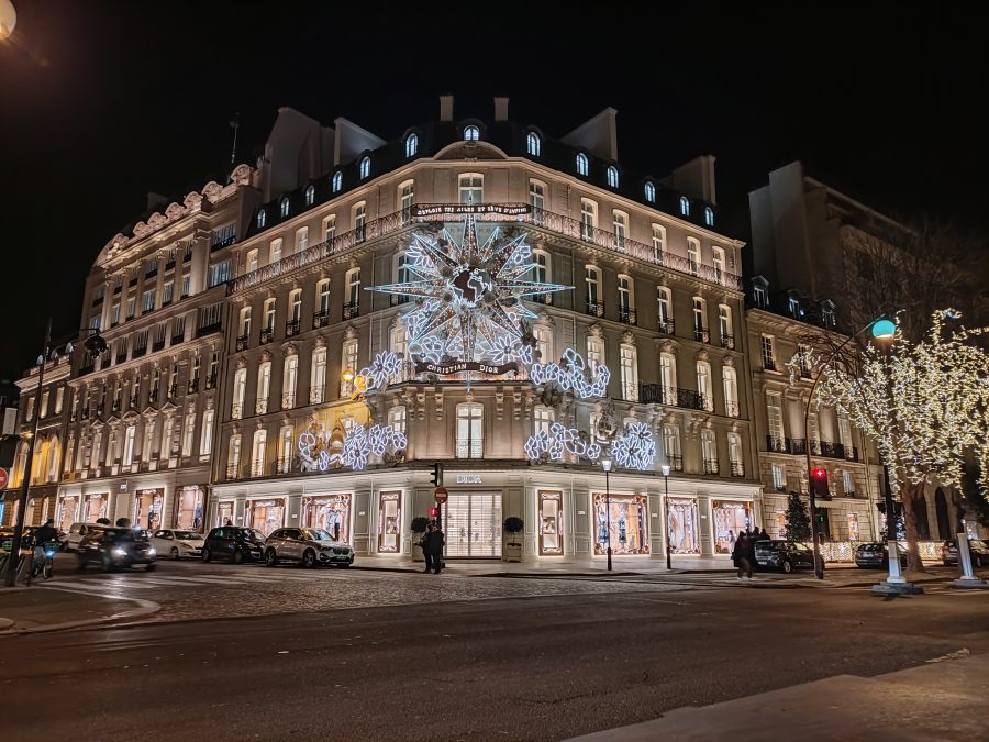 Dior Kerst in Parijs