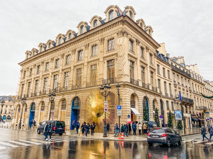 Kerst in Parijs Louis Vuitton