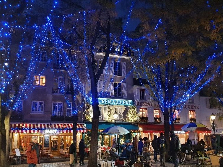 kerst in de montmartre