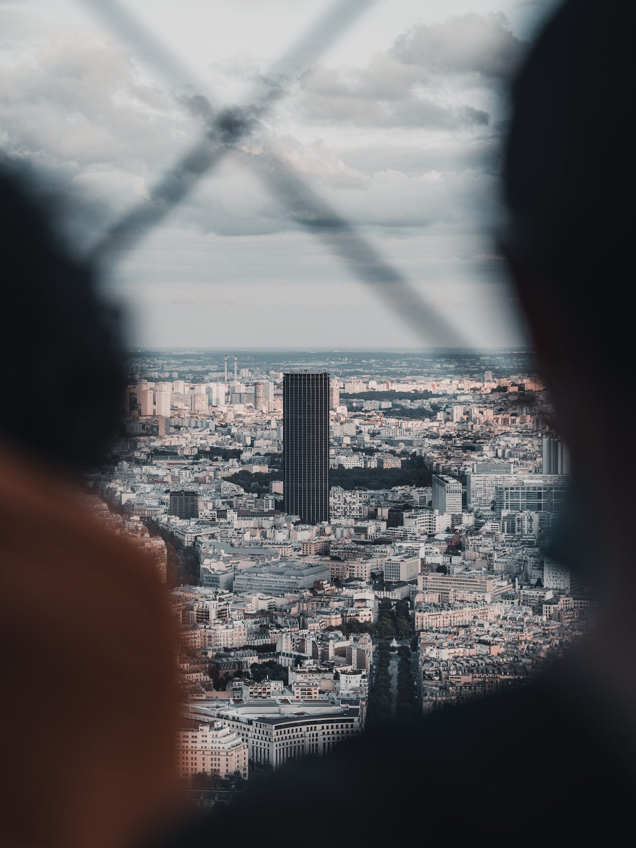 Tour Montparnasse vanaf de Eiffeltoren