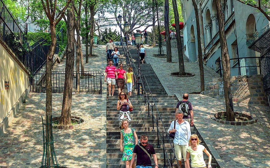 Funiculaire de Montmartre Parijs Sacre Coeur Kabeltrein
