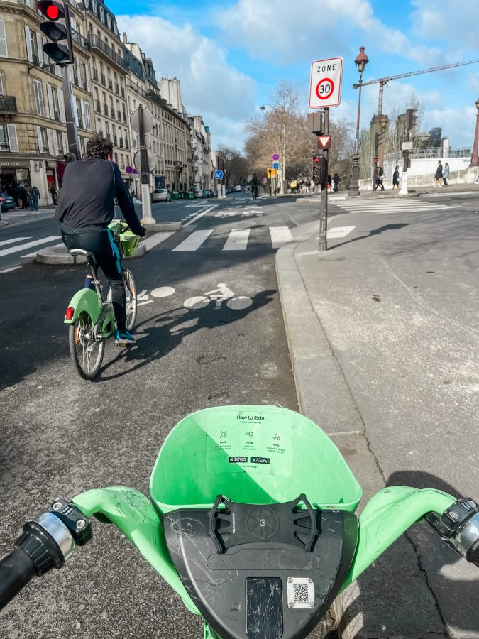 Fietsen langs de Seine