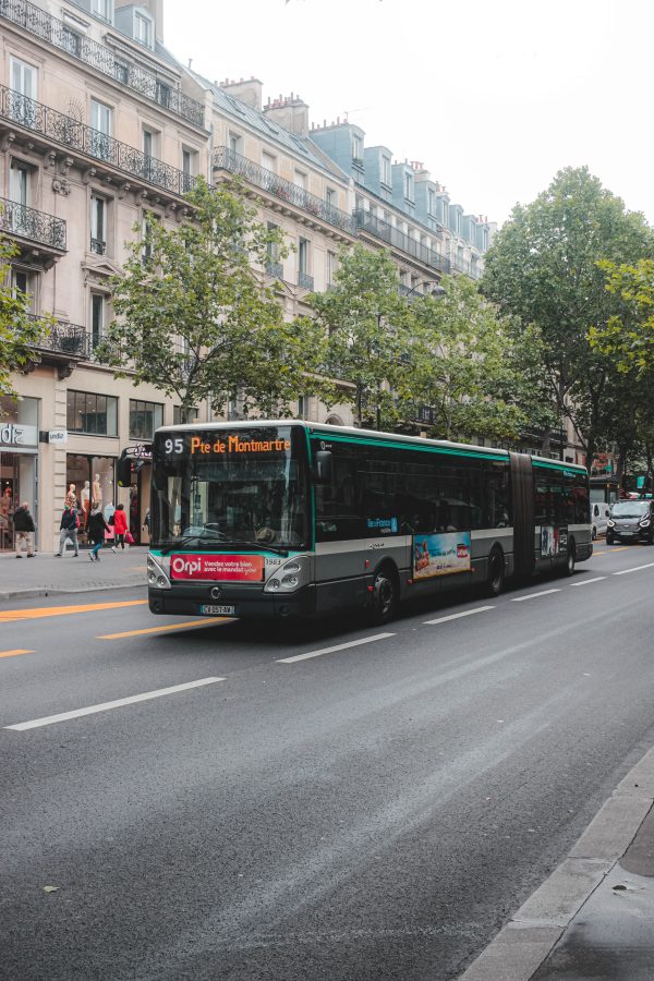 bus in parijs openbaar vervoer