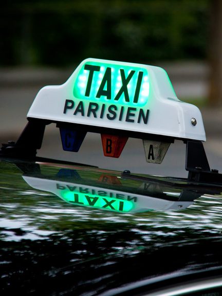 Taxi in Parijs openbaar vervoer Parijs