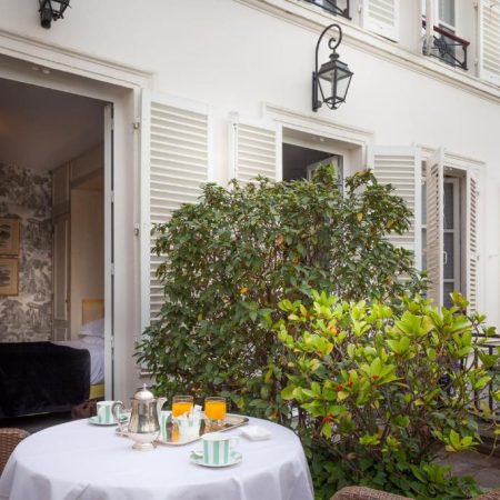 Hotel dakterras Parijs
