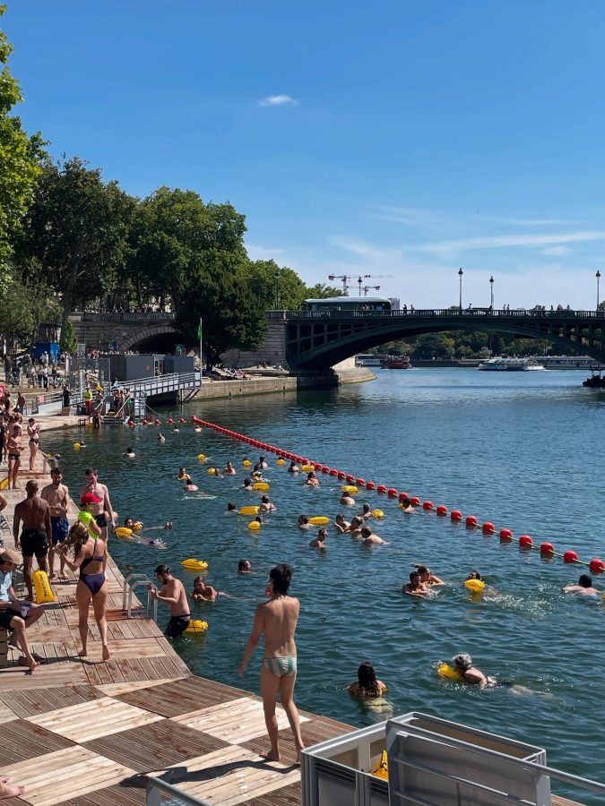 zwemmen in de seine parijs