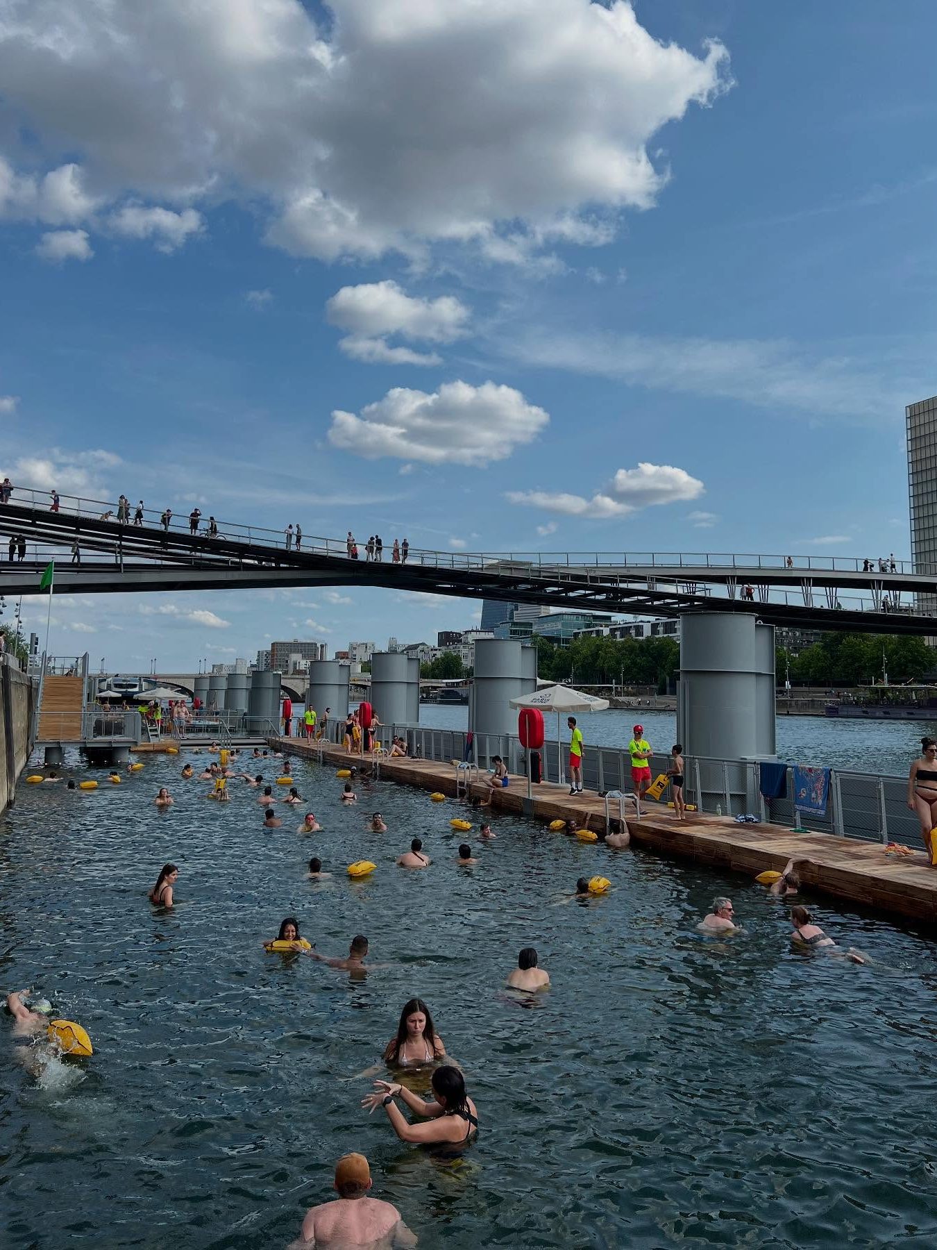 zwemmen in de seine parijs