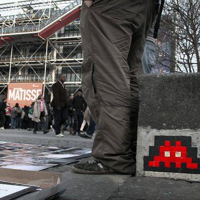 space invaders parijs kinderen speurtocht