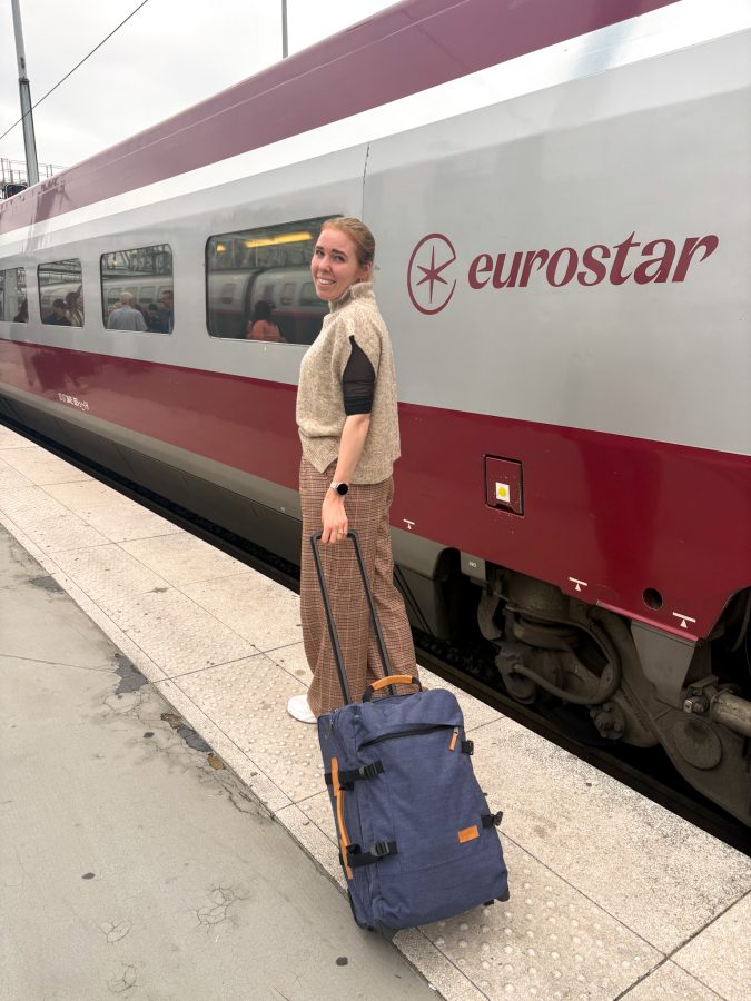 trein eurostar naar Parijs eerste keer
