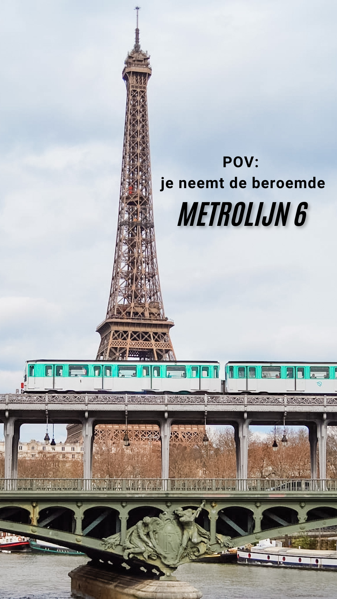 Bekijk onze Instagram Reel over metrolijn 6 in Parijs