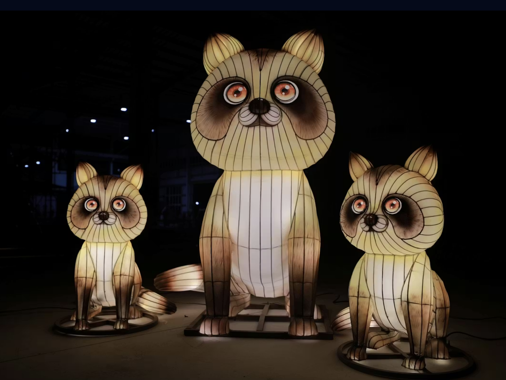 Winter lichtfestival in Jardin d'Acclimatation