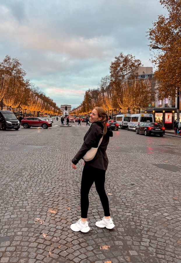 Eline Champs Elysees Kerst Parijs