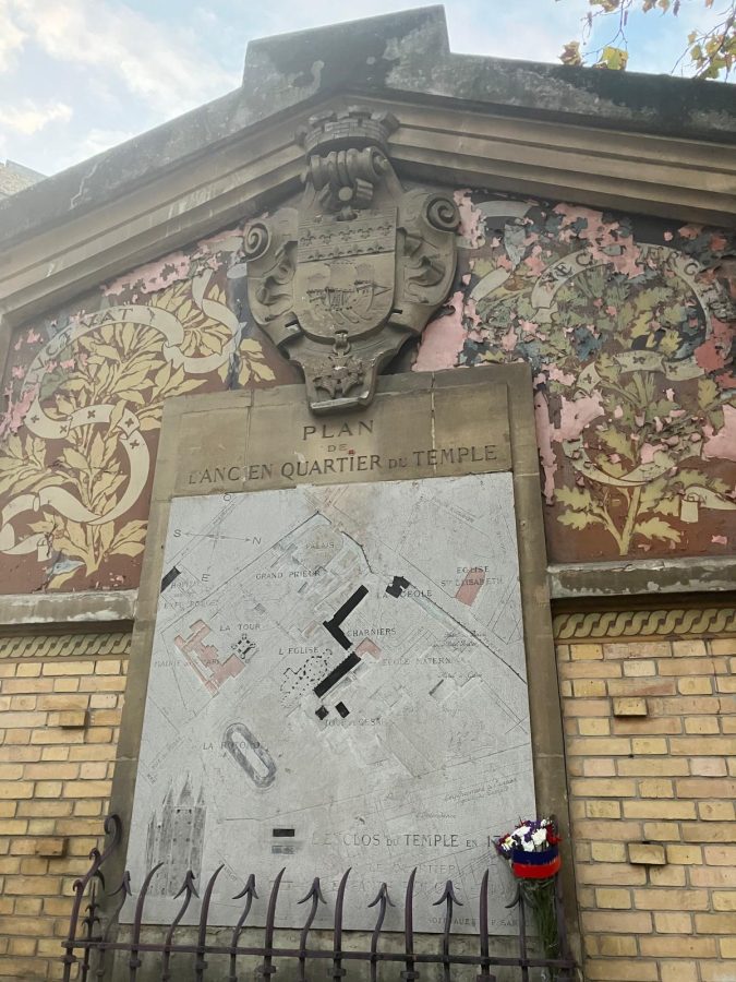 Kaart wandeltour marais