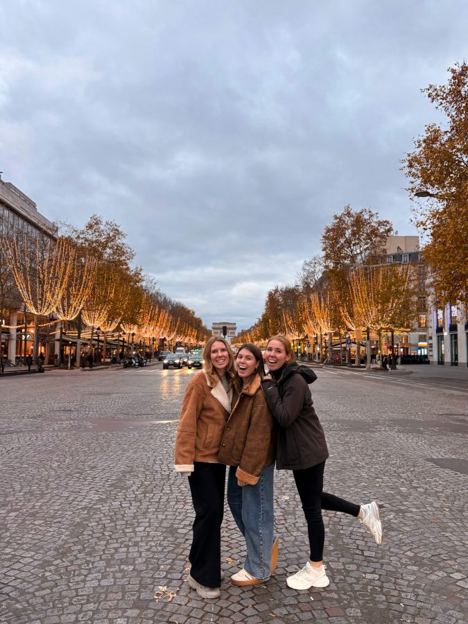 Kerstversiering op de Champs-Élysées